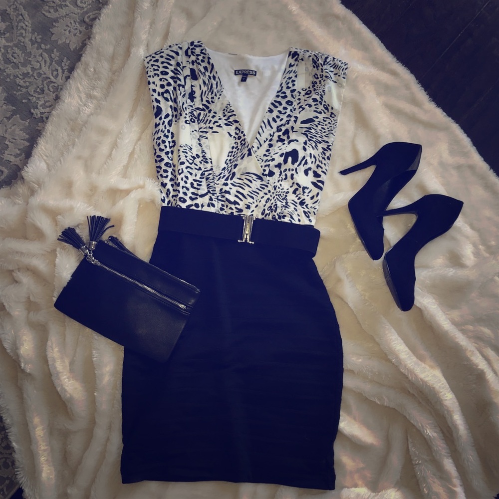 Express Animal Print dress